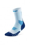 CEP dámské běžecké kompresní vysoké ponožky 5.0 - ice/blue Velikost: II (Vel. chodidla 34-37)