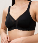 Podprsenka Modern Lace+Cotton N černá - Triumph BLACK 75C