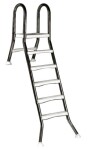 Žebřík ESP pro nezapuštěné bazény, 5+1 stupeň, pro bazény 1,5 m výšky, AISI 304