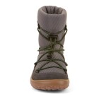 Chlapecké zimní barefoot boty TEX TRACK WOOL Gray G3160251-1 - 34