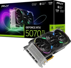 PNY GeForce RTX 5070 Ti ARGB OC 16GB / Grafická karta / 16GB GDDR7 / 256-bit / 1x HDMI + 3x DP / 750W (16) (VCG5070T16TFXXPB1-O)