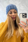 Fleecová čepice Agnes K239 denim UNI