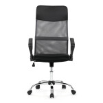 Kancelářská židle, houpací mechanismus, šedá síťovina, KA-E305 GREY