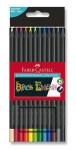Pastelky Faber-Castel trojhranné, black edition - sada 12 barev