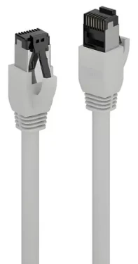 Lindy šedá / Patch kabel / Cat 8.1 / S/FTP / RJ45-RJ45 / 3 m (47445)
