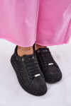 Zdobené tenisky na platformě GOE NN2N4021 černé 37