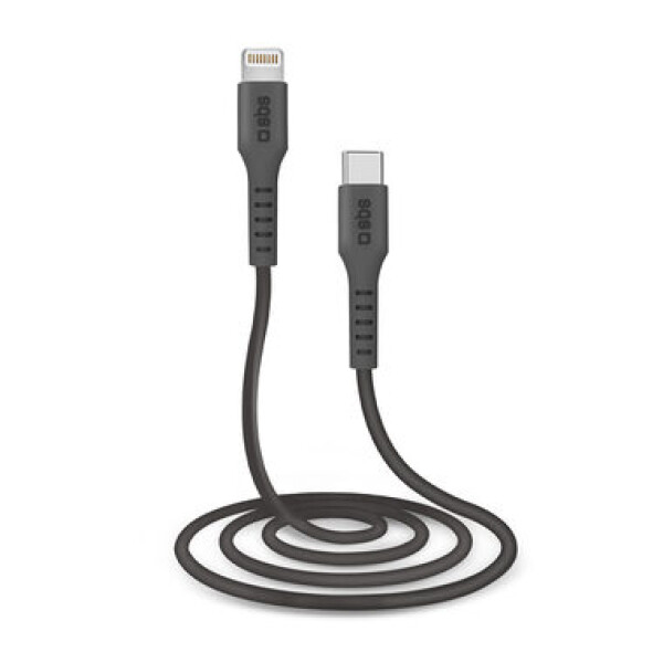 SBS kabel USB - Lightning 1m černá / MFI (TECABLELIGTC1K)