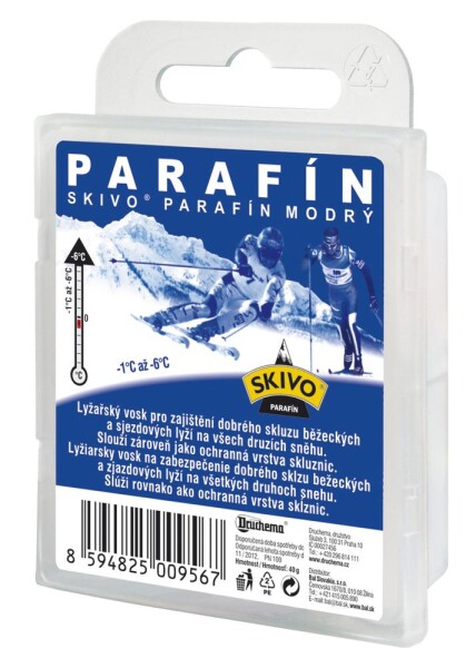 Skivo PARAFÍN - modrý 40g