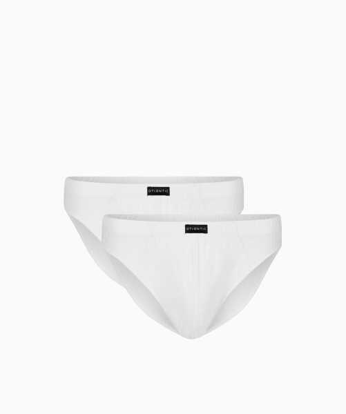 Pánské slipy ATLANTIC Sport 2Pack - bílé Velikost: S