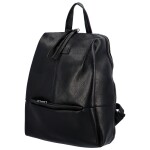 Dámský koženkový designový batůžek/taška Alfredo, černá