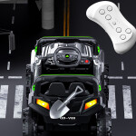 Mamido Elektrické autíčko Terrain 4x4 šedé
