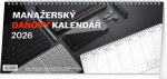 Kalendář 2026 stolní: Manažerský daňový, 33 x 14,5 cm