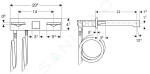 GEBERIT - ONE Umyvadlová baterie pod omítku, chrom 116.465.21.1