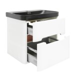 Koupelnová skříňka s umyvadlem SAT Fusion 57,5x53x45 cm bílá matná mat SATFUSION260WBKM SATFUSION260WBKM