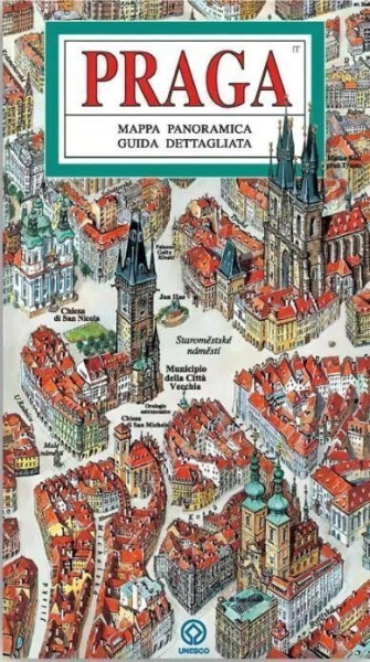 Praha - Panoramatická mapa / italsky - Tomáš Rygl