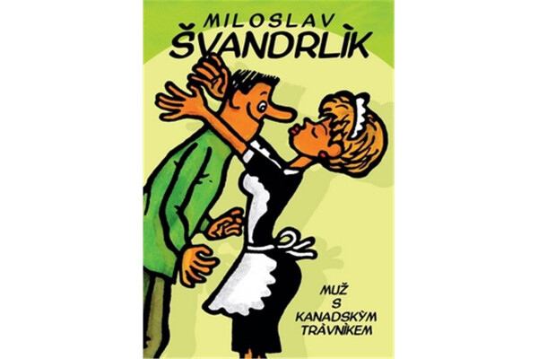 Muž kanadským trávníkem