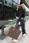 Stylová kabelka Reisenthel Daily Shopper Teddy chocolate