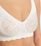 SLOGGI ZERO FEEL BLISS - Soft podprsenka: Neviditelná krajka a pocit druhé kůže Sloggi SILK WHITE L