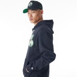 New Era Pánská mikina Boston Celtics NBA Flame Print Oversized Hoodie Velikost: L