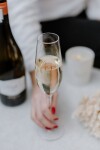 Bella Rose Sklenice na sekt Mrs., zlatá barva, čirá barva, sklo, 250 ml