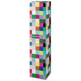 Dřevojas - Vysoká skříň s košem na prádlo DOS SVD2K 35 - Individuální odstín dle RAL/NCS / Úchytka T04 / Individuální odstín dle RAL/NCS / Pravé 210649EP