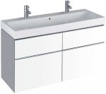 GEBERIT - iCon Umyvadlo, 120x49 cm, s KeraTect, bílá 124020600