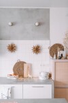 Ferm LIVING Keramický koš Oval Off White, bílá barva, krémová barva, keramika