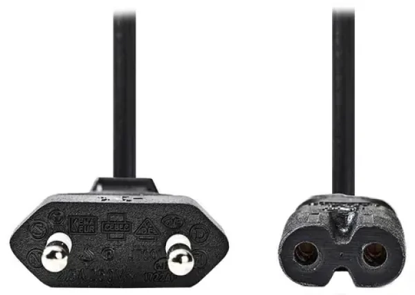 Nedis napájecí kabel Euro - IEC-320-C7 černý / Napájecí kabel / Euro zástrčka / IEC-320-C7 / 3 m (CEGL11040BK30)