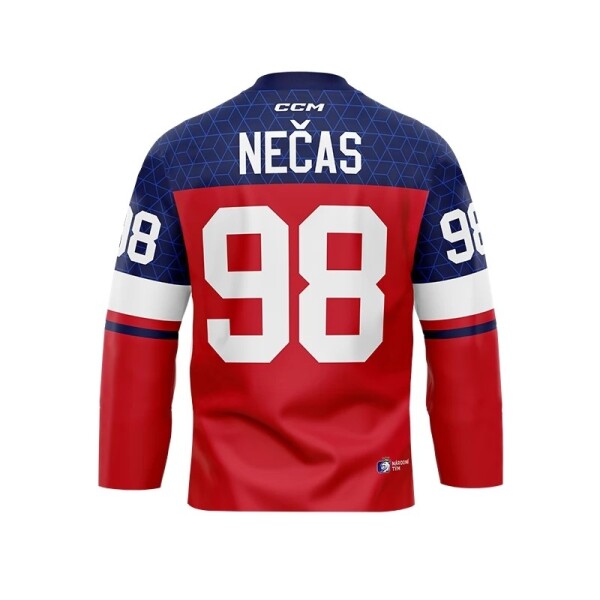 Dres české hokejové reprezentace Martin Nečas #98 2026 CCM Fandres replica - červený Velikost: dětský XXXXS