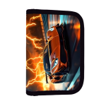 Školní penál 1-patrový prázdný KARTON P+P, 2 chlopně - Auto