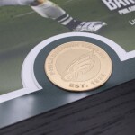 Obraz Philadelphia Eagles NFL Saquon Barkley LEAP Bronze Coin
