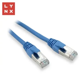 Lynx FTP patch kabel Cat5e modrý / Patch kabel / FTP / 0,5 m / balení 10 ks (LX-FTP5E-0050-BLUE)