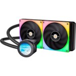 THERMALTAKE Toughliquid Ultra 280 RGB černá / AIO vodní chladič CPU / 2x 140 mm / 2000 RPM @ 30.7 dB / 107 CFM (CL-W371-PL14SW-A)