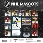 JF Turner Kalendář NHL Mascots 2025 Wall Calendar