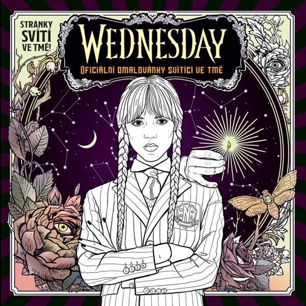 Wednesday: Oficiální omalovánky svítící ve tmě - kolektiv autorů