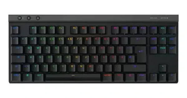 Logitech G515 TKL DE černá / bezdrátová herní klávesnice / Bluetooth + USB LIGHTSPEED přijímač / RGB (920-012542)