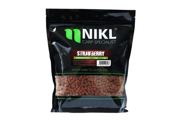 Nikl Pelety Strawberry 1kg - 3mm,Nikl Pelety Strawberry 1kg - 3mm