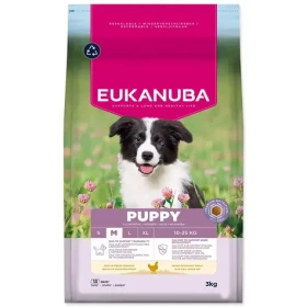 Eukanuba Puppy Medium rich in fresh chicken 3kg / granule pro štěňata / pro střední plemena (1724-206478)