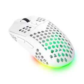 Trust Gaming GXT 929W Helox bílá / Bezdrátová herní myš / optická / 4800 DPI / 6 tlačítek / RF 2.4GHz (25390)