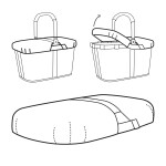 Kryt nákupního koše Reisenthel Carrybag černý