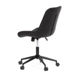 Pracovní židle, výškově nastavitelná, černá látka, KA-V3120 BK3