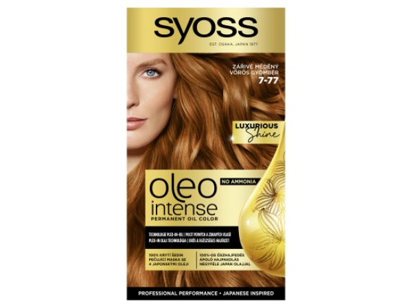 Syoss Oleo Intense barva na vlasy Zářivě měděný 7-77