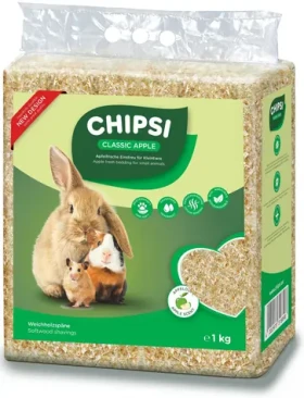 CATS BEST Podestýlka Chipsi Green Apple / pro hlodavce / dřevěné hobliny / 15 l (205-632)