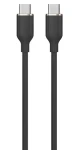 Devia Jelly Series černá / Nabíjecí kabel / USB-C - USB-C / 1,2 m / silikonový (6938595386657)