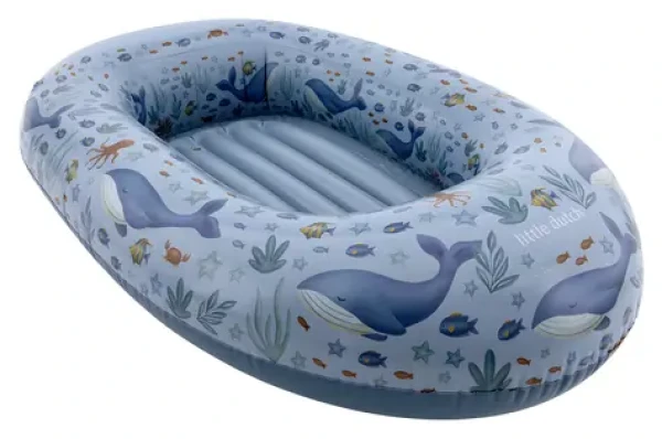 Little Dutch Ocean World / Nafukovací člun / 100 × 67 cm / nosnost 18 kg / od 3 let (2016380LD)