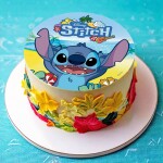 Dortisimo Dekora jedlý obrázek na hmotě Stitch 20 cm