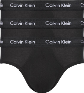 Pánské slipy Pack Briefs Cotton Stretch 0000U2661GXWB černá Calvin Klein