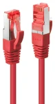 Lindy Cat6 S/FTP červená / Patch kabel / RJ-45 / 3 m / 250 MHz (47735)