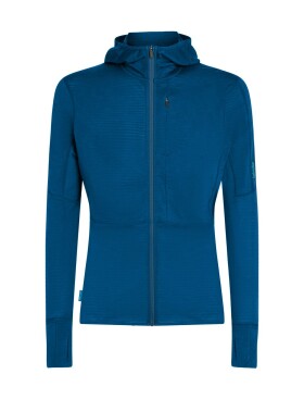 ICEBREAKER Mens Mer 200 Realfleece Descender LS Zip H, Atlantis/Arctic velikost: M