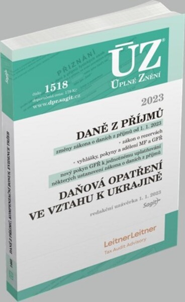 ÚZ 1518 Daně z příjmů